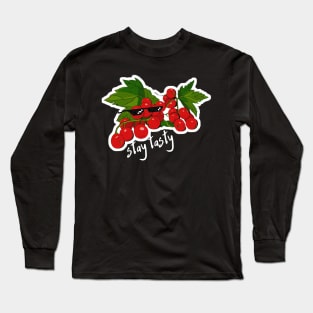 red currant Long Sleeve T-Shirt